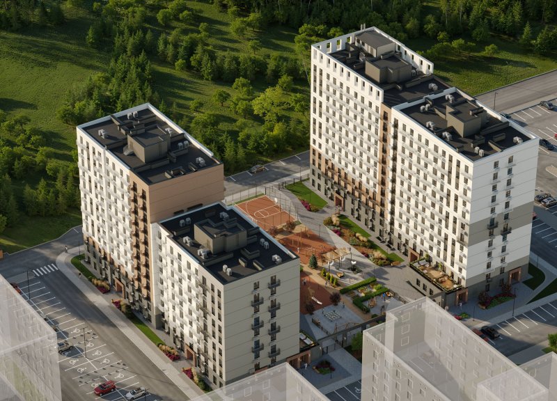 Дом Литер 18, секция А,Б в ЖК Рассвет - фото 1