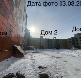Ход строительства дома 1 в ЖК Ключевой -