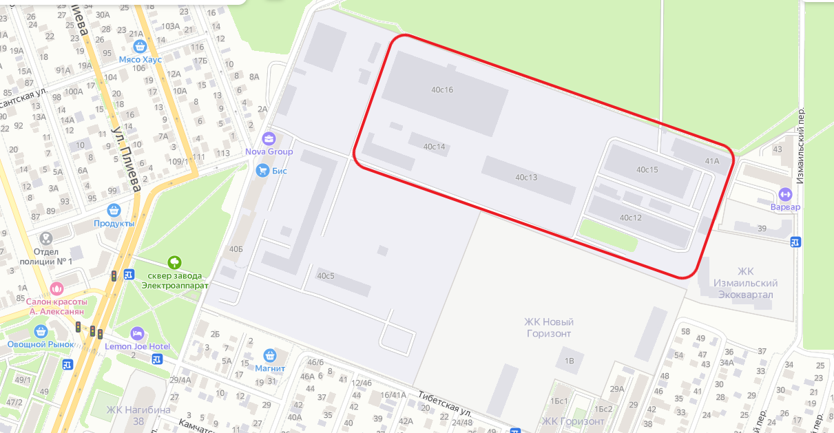 Участок площадью 6,5 га продают рядом с просп. М. Нагибина в Ростове за 750 млн рублей - фото 1