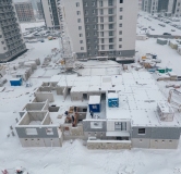 Ход строительства дома 7, строение 1 в ЖК КБС Берег -