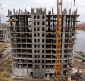 Ход строительства дома 5 в ЖК Lake Town -