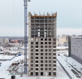 Ход строительства дома № 117, корпус 13 (4Б) в ЖК Фатера -
