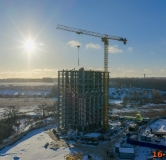 Ход строительства дома корпус 8 в ЖК Савин парк -