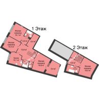 4 комнатная квартира 130,3 м² в Архитектурный Ансамбль Вознесенский, дом Дом Собенникова - планировка