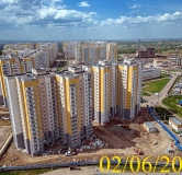 Ход строительства дома 10 в Микрорайон Нанжуль-Солнечный -