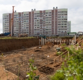 Ход строительства дома 1 в ЖК Калина -