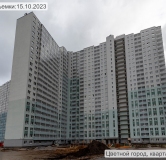Ход строительства дома 15, корпус 334.1 в ЖК Цветной Город -
