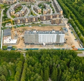 Ход строительства дома 1 в ЖК Базилик -