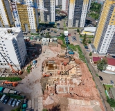 Ход строительства дома 12.2 в ЖК Курчатова -