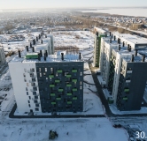 Ход строительства дома 2 в ЖК Никс Лайн на Блюхера -