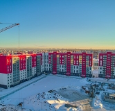 Ход строительства дома 52А в ЖК Вишневая Горка -