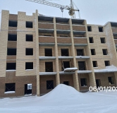 Ход строительства дома 46, блок Г, 1 этап в ЖК Семейный квартал Ритм -