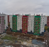 Ход строительства дома 16 в ЖК Вишневая Горка -
