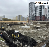 Ход строительства дома 3 в ЖК Риверсайд (Riverside) -