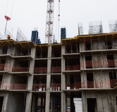 Ход строительства дома 114, поз.1, 2 этап в ЖК Флора (FLORA) -