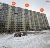 Ход строительства дома 32 в ЖК Авиатоr -