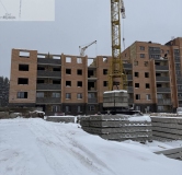 Ход строительства дома секция 2 в ЖК Дом по Революционеров -