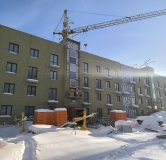 Ход строительства дома 40, 1 этап в ЖК Настроение -