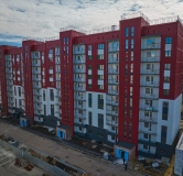 Ход строительства дома 48 в ЖК Вишневая Горка -