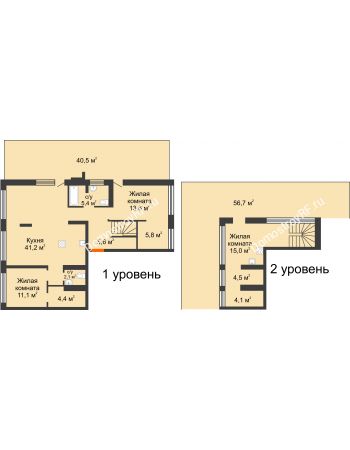 2 комнатная квартира 216,9 м² в Микрорайон Видный	, дом ГП-22