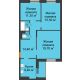 3 комнатная квартира 75,9 м² в ЖК 5 Элемент (Пятый Элемент), дом Корпус 5-7 (Монолит) - планировка