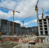 Ход строительства дома 1827 (ГП-75) в ЖК Беринг -