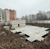 Ход строительства дома 2/3, секция А в ЖК Микрорайон №9 -