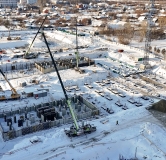 Ход строительства дома 10, корпус 1 в ЖК Остров-сад -