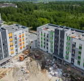 Ход строительства дома № 240 в ЖК Счастье -