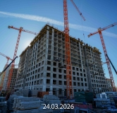 Ход строительства дома 6 к2, ГП-12 (2 этап) в ЖК Айвазовский (Айвазовский City) -