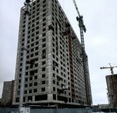 Ход строительства дома блок Б в ЖК Лазурный -