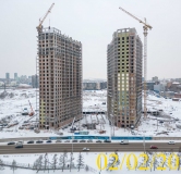 Ход строительства дома № 5.1 в ЖК Новоостровский -