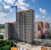 Ход строительства дома 12 в ЖК Прео-8 -