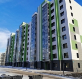 Ход строительства дома 4, секция 4.1, 4.2, 4.3 в ЖК Botaniсa -